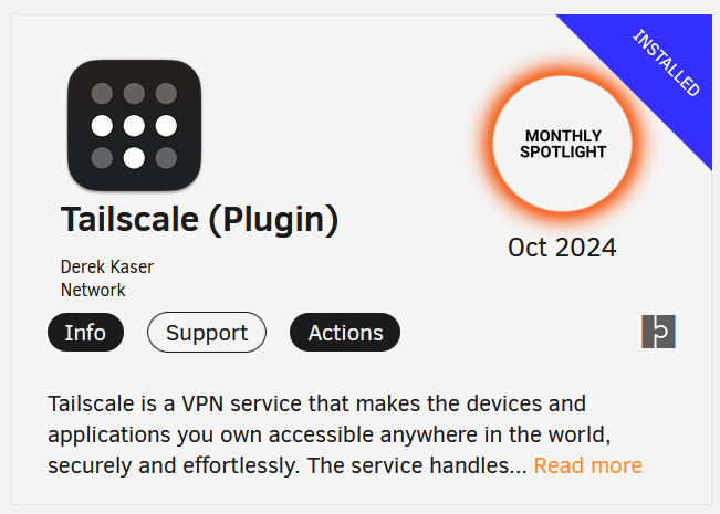 UnraidTailscale(Plugin)
