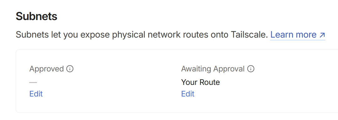 Subnet Editor